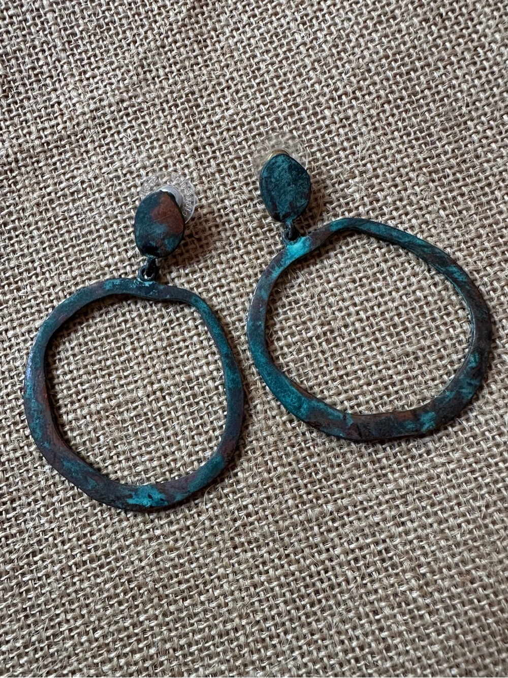 ✨5/$25 Boho Distressed Turquoise Boop Earrings